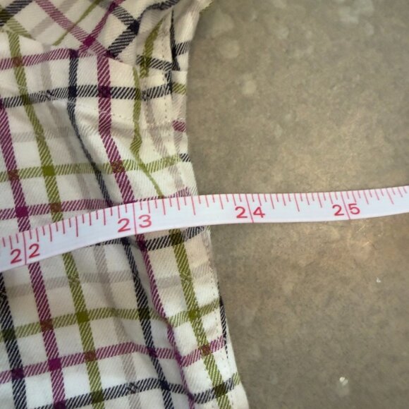 Neiman Marcus Multicolor Plaid Long Sleeve Button-Up Shirt - Size Large - Picture 11 of 11